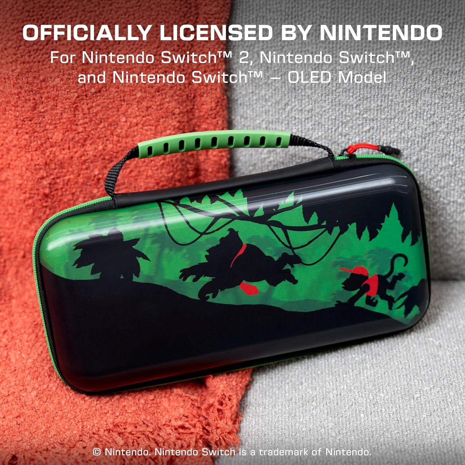 imageTurtle Beach PlayTrek Travel Case Koopa Troop Nintendo Switch 2 Nintendo Switch Nintendo Switch OLED Model Storage Protection Game Card Holder Hard Shell GlowintheDarkDonkey Kong