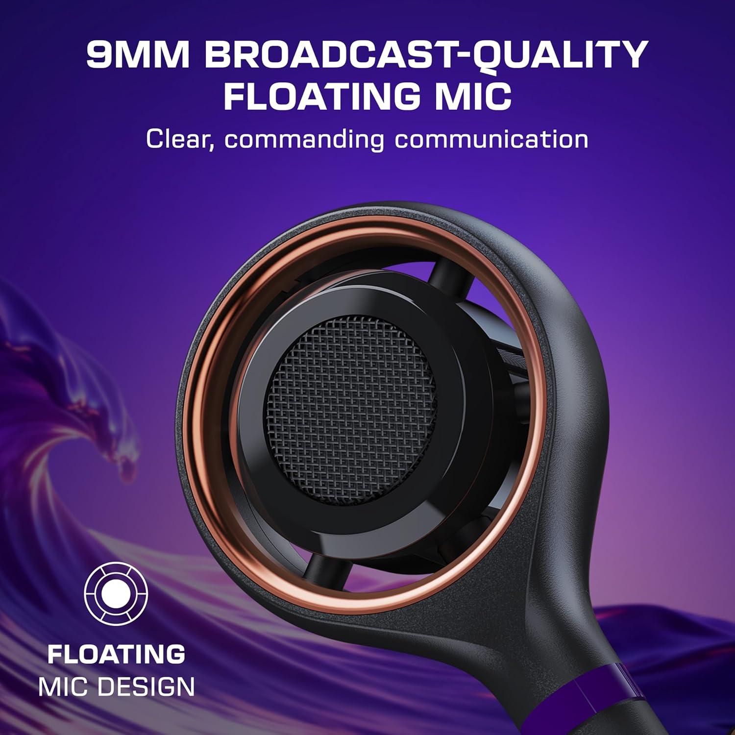 imageTurtle Beach Stealth Pro II Premium Multiplatform Wireless Gaming Headset for PC PlayStation 5 PS4 HiRes 24bit Audio Noise Cancellation Rechargeable Battery Bluetooth Boom Mic Black