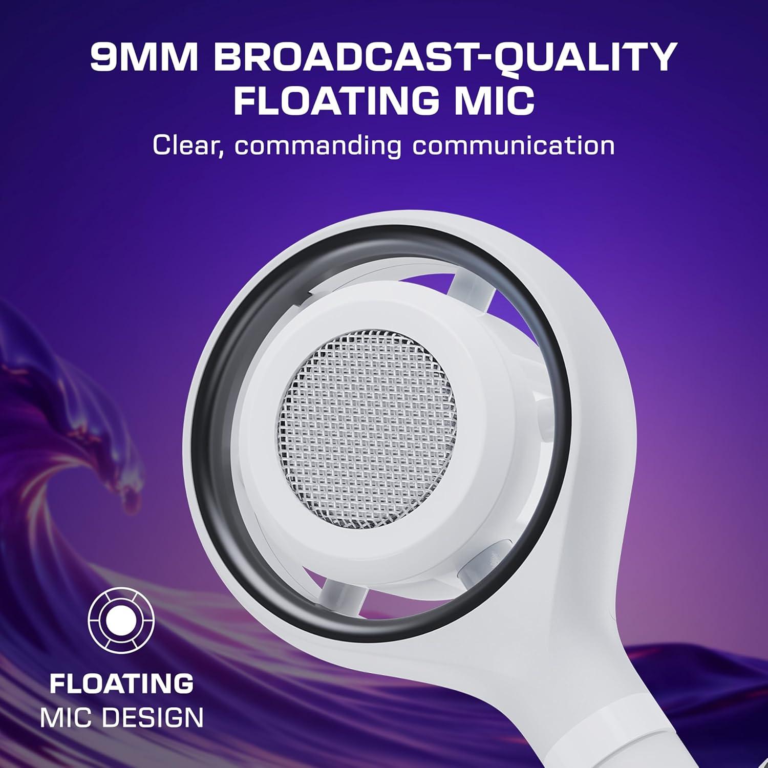 imageTurtle Beach Stealth Pro II Premium Wireless Gaming Headset for Xbox Series XS PS5 PS4 PC HiRes Audio Dolby Atmos Active Noise Cancellation Simultaneous Bluetooth 24bit Audio WhiteWhite