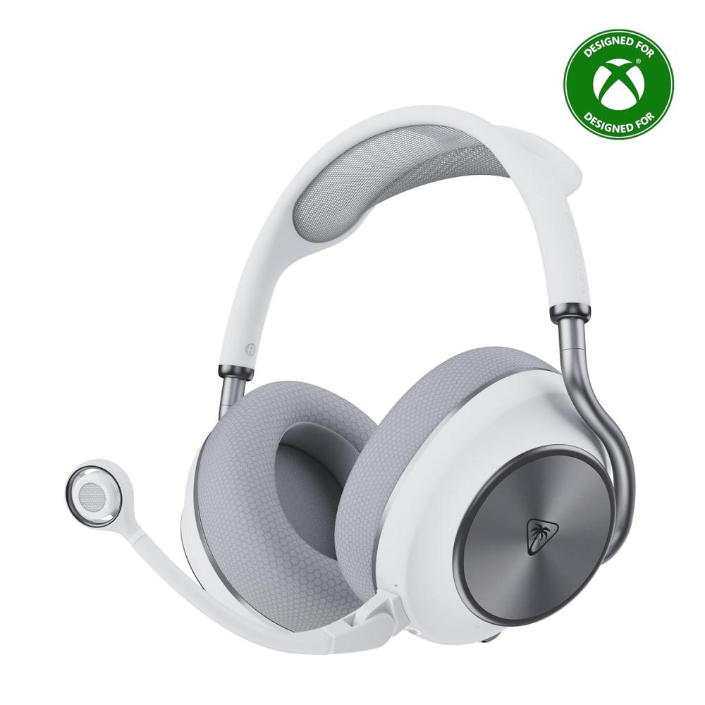 imageTurtle Beach Stealth Pro II Premium Wireless Gaming Headset for Xbox Series XS PS5 PS4 PC HiRes Audio Dolby Atmos Active Noise Cancellation Simultaneous Bluetooth 24bit Audio WhiteWhite