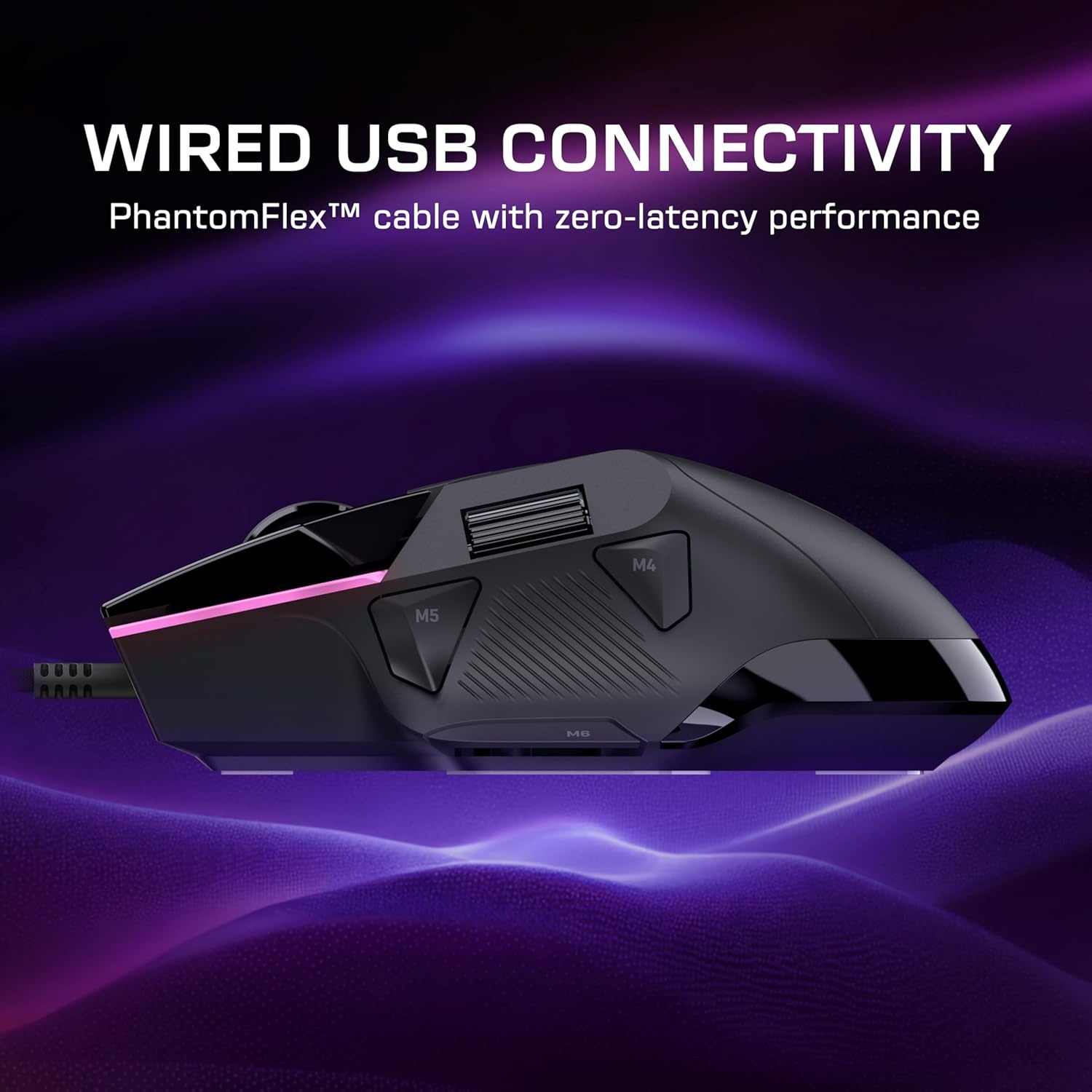 image:imageTurtle Beach Command Series MC7 Wireless Gaming Mouse BuiltIn Touchscreen Command Display True 8K Polling OwlEye 30K DPI Optical Sensor TriMode Connectivity Titan Optical Switches Charge DockMC3 Wired Mouse