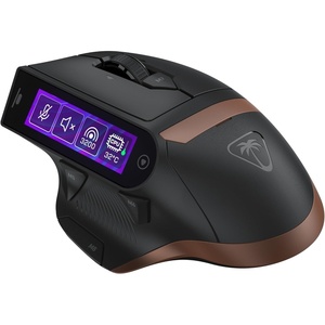 Turtle Beach Command Series MC7 Wireless Gaming Mouse, Built‑In Touchscreen Command Display, True 8K Polling, Owl‑Eye 30K DPI Optical Sensor, Tri‑Mode Connectivity, Titan Optical Switches, Charge Dock(MC7 Wireless Mouse)